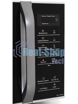 Микроволновая печь Panasonic NN-ST34HMZPE серебристый/черный, 25 л, 800 Вт, переключатели - сенсор