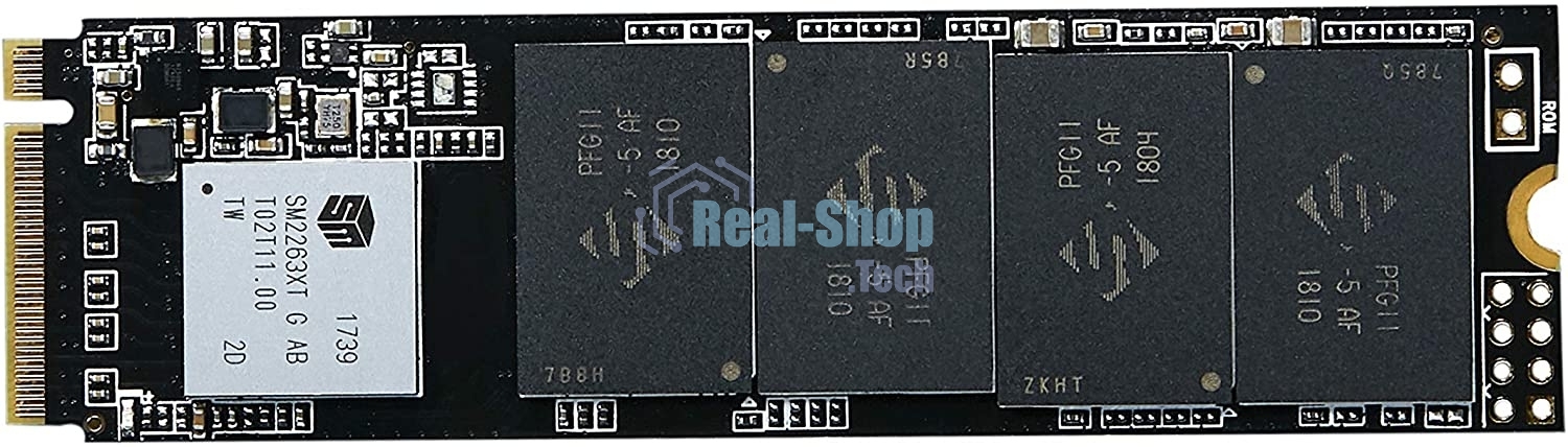 Накопитель SSD KingSpec NE-512, 512Gb, M.2 2280, PCIe 3.0 x4, NVMe, R/W 2400/1700