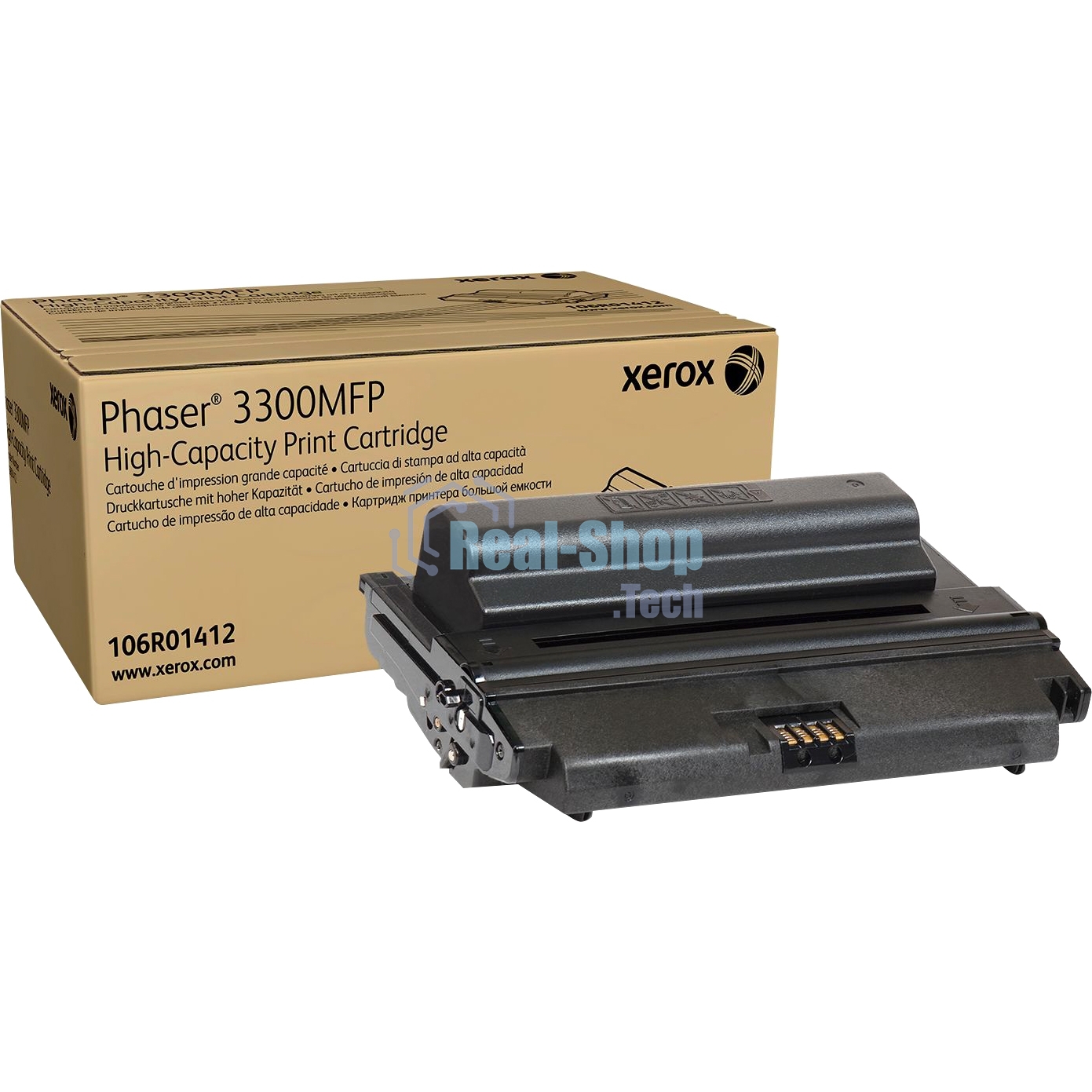 Картридж лазерный Xerox 106R01412 черный для Xerox Ph 3300 (8000 стр)(Channels)