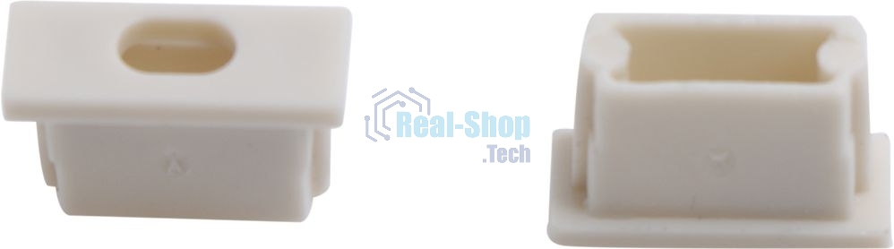 Заглушки для врезного профиля светодиодной ленты (2 заглушки в пакете)