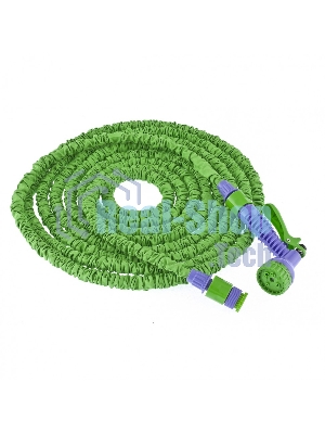 Набор поливочный Palisad усиленый растягивающийся шланг 20 м, 7-реж пистолет, соед., адаптер