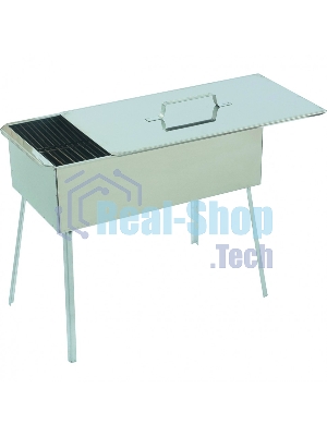 Коптильня двухъярус. 500x270x175 мм,нерж. сталь 0,8 мм, с поддон,на ножках, Camping Palisad