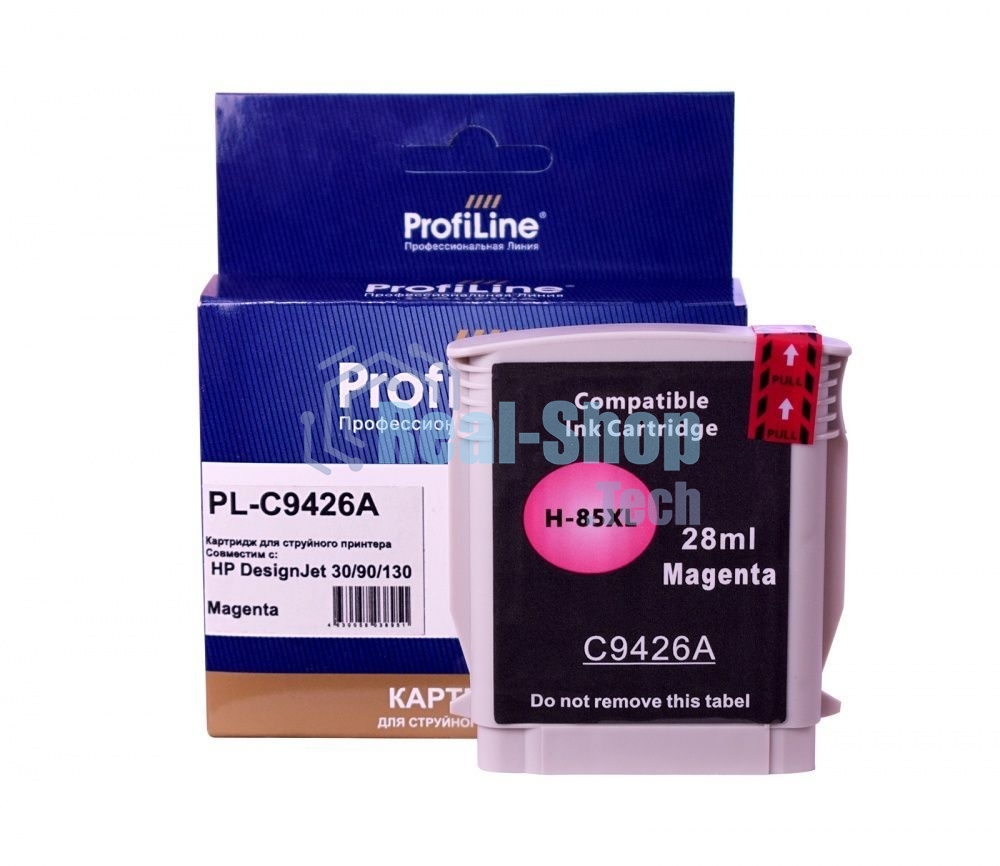 Картридж струйный ProfiLine PL-C9426A (№85) для принтеров HP DesignJet 30/90/130 с чернилами Magenta