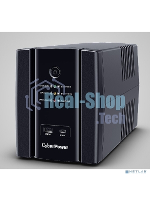 Источник бесперебойного питания CyberPower UT2200EG ИБП Line-Interactive, Tower, 2200VA/1320W USB/RJ11/45/USB charger A/C (4 EURO) NEW, 12В/9 Ач х 1