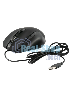 Мышь проводная Acer OMW120 черный, 2000 dpi, USB, кнопки - 6