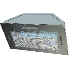 Встраиваемая вытяжка MONSHER ANGERS 60 Acier, ширина 60 см, отвод/рециркуляция, 500 м3/час, механическое кнопочное управление, 3 скорости, светодиодное освещение 1х5 Вт, металлические жироулавливающие фильтры, угольный фильтр KFY (опция), уровень шума 45 