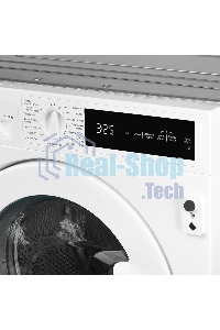 Встраиваемая стирально-сушильная машина Kuppersberg WDM 560, загрузка при стирке 7 кг, загрузка при сушке 5кг, отжим 1400 об/мин, сенсорное управление, 15 программ, 81.9х59х54.2 см