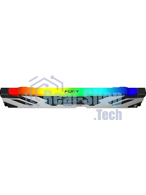 Оперативная память Kingston Fury Renegade, DDR5, 32Gb (1x32Gb), 6400MHz, CL32, DIMM, радиатор, RGB, серебристый/черный