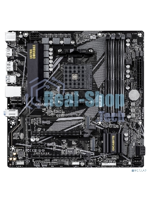 Материнская плата Gigabyte B550M DS3H R2, AM4, AMD B550, 4xDDR4, 4xSATA, 2xM.2, 1xPCIe 4.0 x16, 1xPCIe 3.0 x4, 1xPCIe 3.0 x1, 1xDP, 1xHDMI, 1x1Gb LAN, 4xUSB-A 5Gbps, 2xUSB-A 2.0, 3x3.5 мм, 7.1, mATX