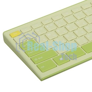 Комплект клавиатура + мышь Acer OCC205 беспроводной USB, 1200 dpi, зеленый/желтый