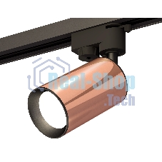 Светильник Ambrella light XT6326010 PPG/SBK золото розовое полированное/черный песок MR16 GU5.3 (A2521, C6326, N6102)