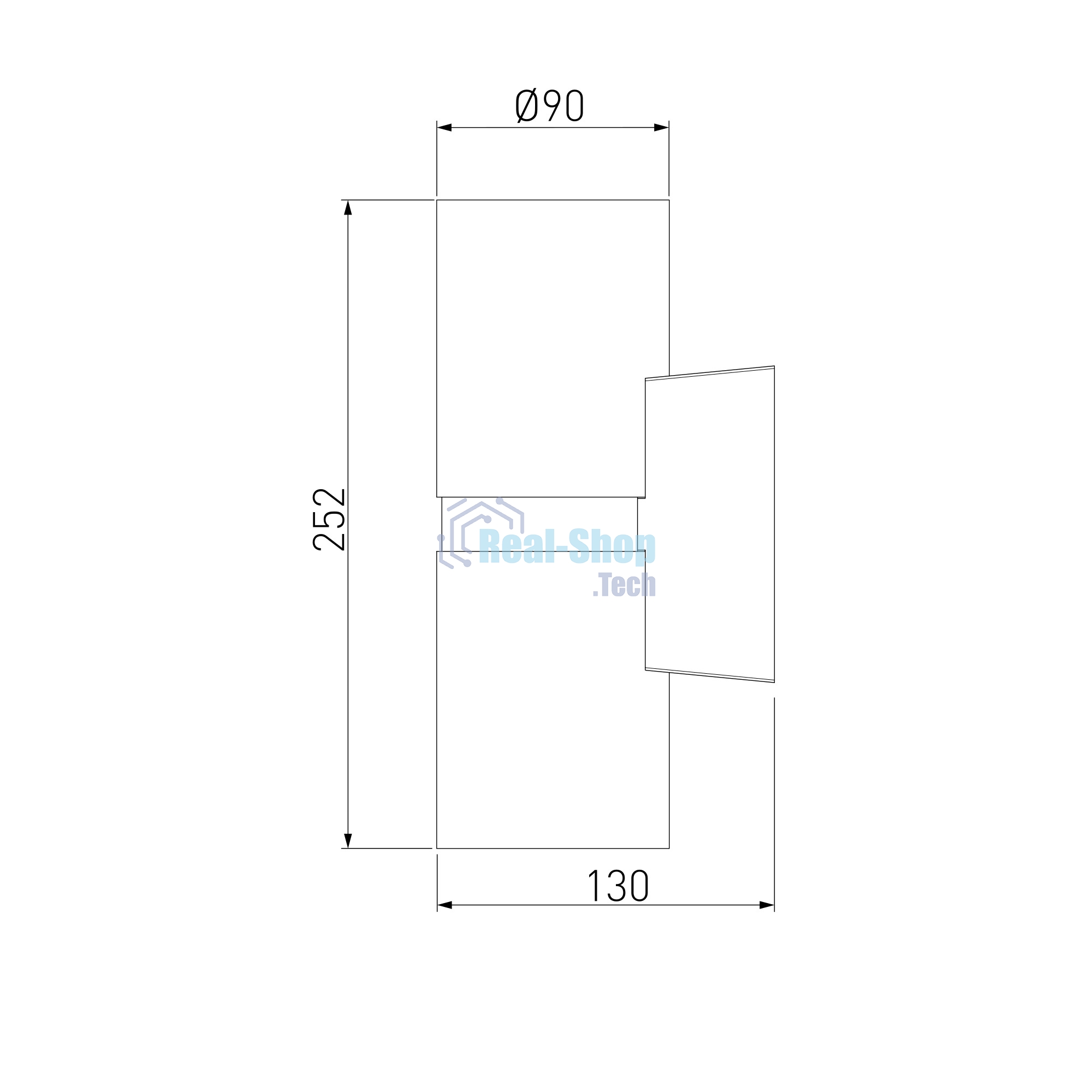 Liberty LED (35124/U) Светильник садово-парковый серый/белый