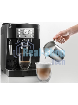 Кофемашина автоматическая DeLonghi ECAM 22.114B черный, исп. кофе - молотый/зерновой, 1.8 л, 1450 Вт, 15 бар