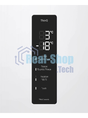Холодильник LG GC-B459AQQW белый двухкамерный 234/110л морозилка снизу, No Frost