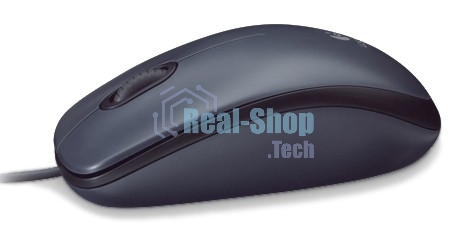 Мышь проводная Logitech M90 черный/серый, 1000 dpi, USB, кнопки - 3