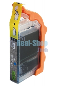 Картридж струйный Cactus CS-CLI8C голубой (12 мл) для Canon Pixma MP500, MP510, MP520, MP530, MP600, MP800, MP810, MP830, MP970, MX700, 850, iP3300, iP3500, iP4200, iP5200, iP5300, iP6600D, iP6700D, iX4000, iX5000, Pro 9000