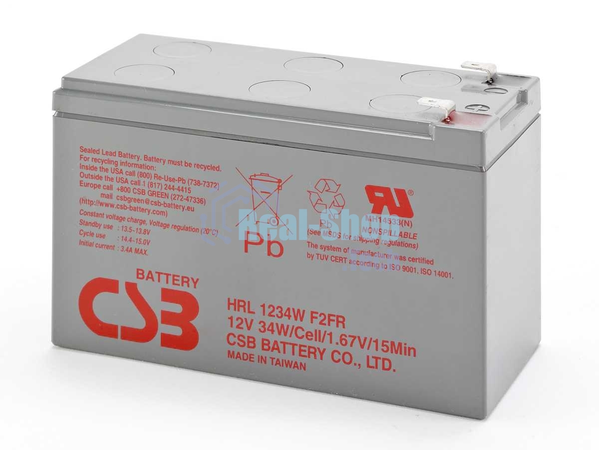 Батарея для ИБП CSB HRL 1234W (12V, 9Ah)