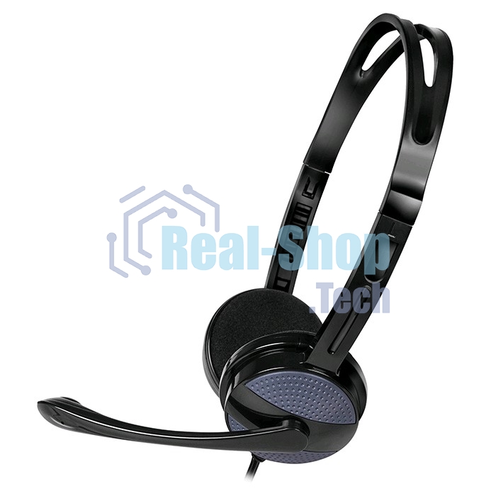 Гарнитура проводная мультимедийная с микрофоном SVEN AP-151MV, черный