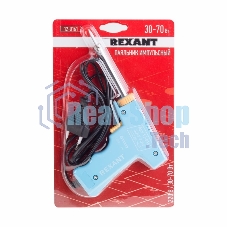 Паяльник-пистолет импульсный Rexant, 30 Вт/70 Вт, 230 В, серия 