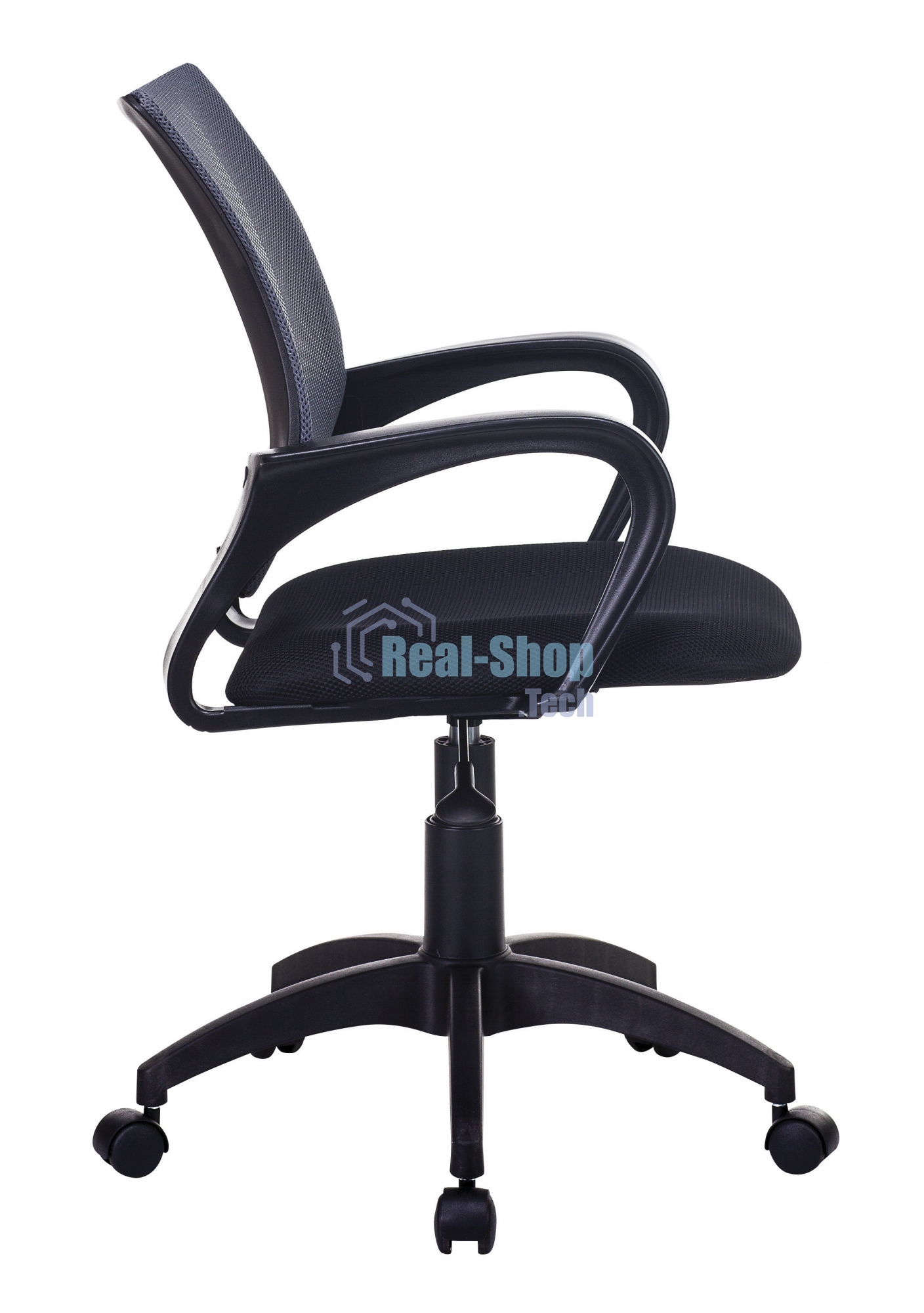 Кресло компьютерное Бюрократ CH-695NLT темно-серый TW-04 сиденье черный TW-11, сетка/ткань, крестовина пластик