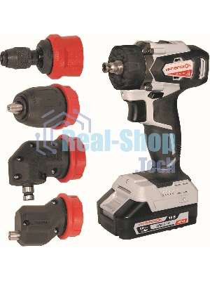 Дрель-шуруповерт аккумуляторная ИНТЕРСКОЛ ДА-13/18ВК, 18 В, 2 А·ч, аккумуляторная