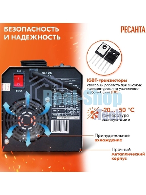 Сварочный полуавтомат Ресанта САИПА-160 (MIG/MAG)