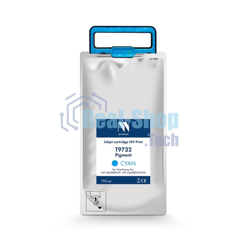 Картридж струйный NVPrint T9732 (NV-C13T973200) Cyan для Epson WorkForce Pro WF-C869RDTWF (RIPS), WF-C869RDTWFSW (22 000 стр)