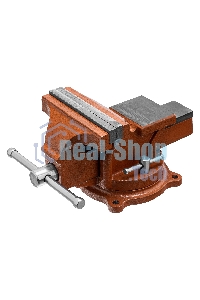 Тиски Sparta слесарные 125мм поворотные с наковальней