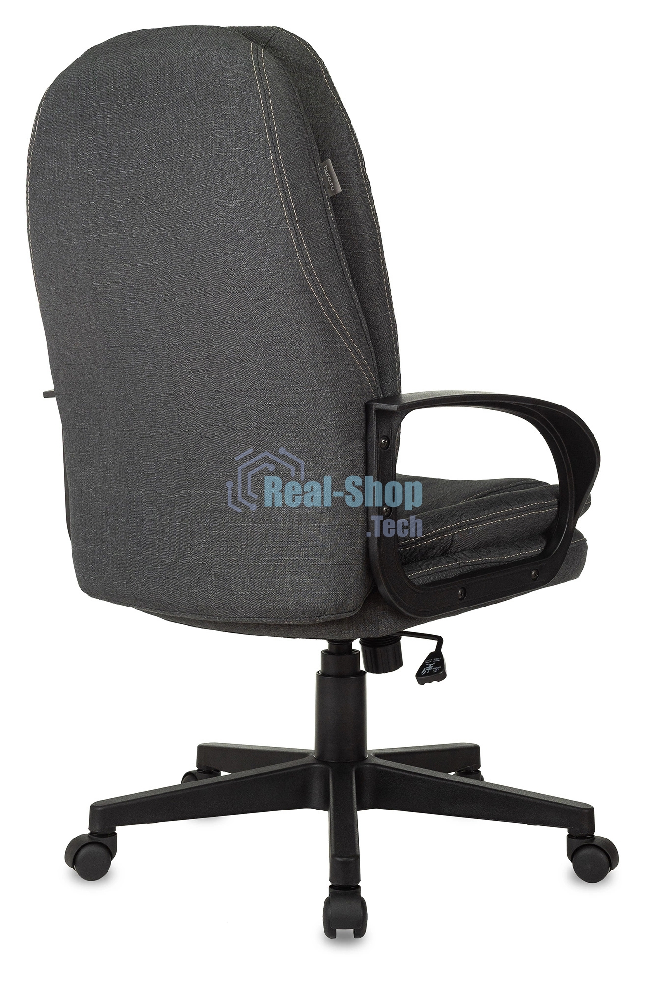 Кресло руководителя Бюрократ CH-868LT Bahama серый, крестовина пластик