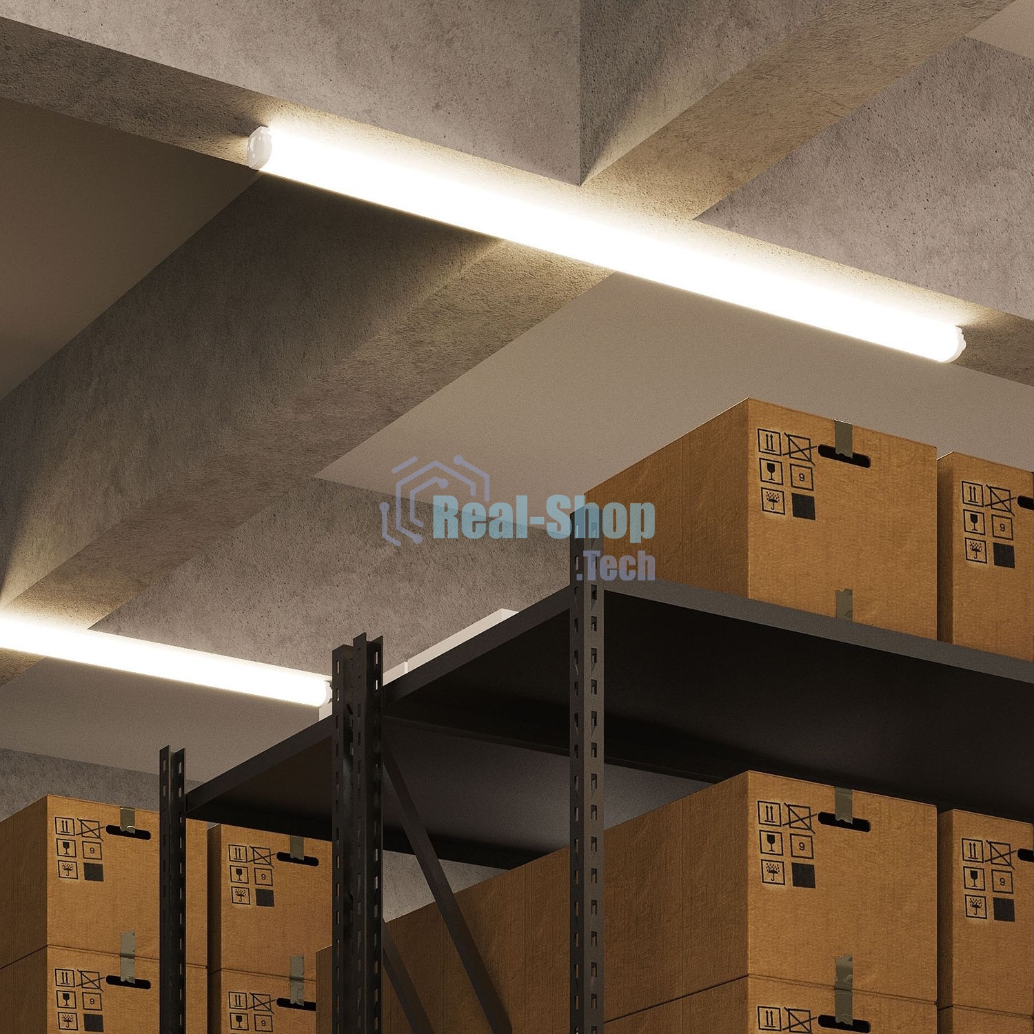 Светильник светодиодный Gauss 45Вт 4000К IP65 линейный матовый 1/30