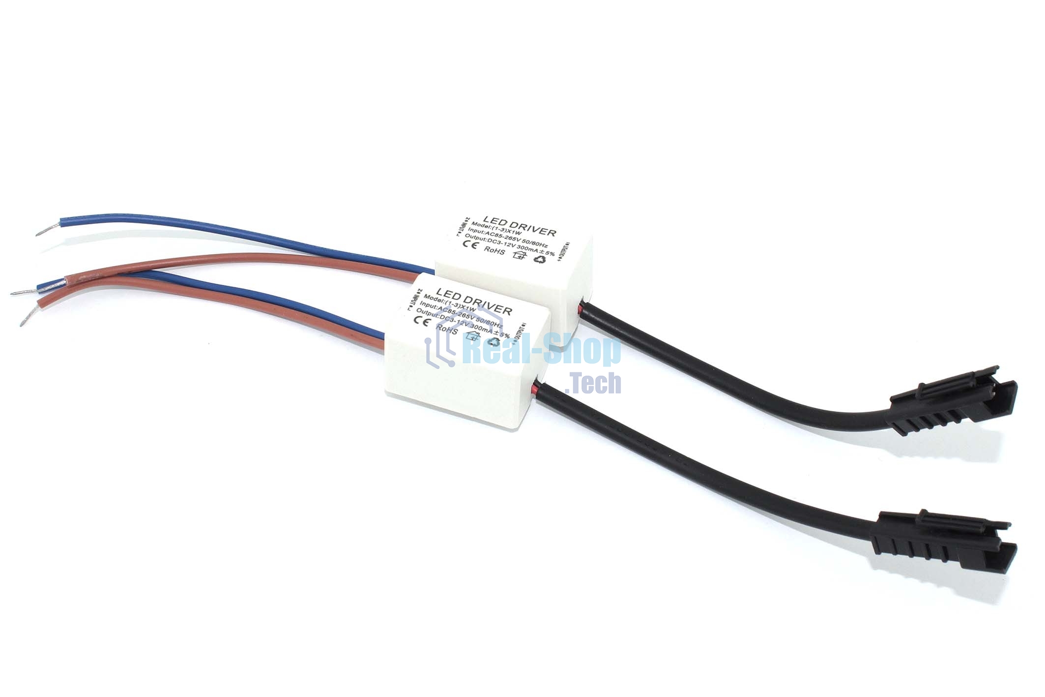 Блок питания для светодиодных светильников 3-12V до 3х ламп по 1W 2 шт.