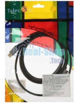 Кабель-адаптер USB3.1 Type-Cm --> HDMI A(m) 4K@60Hz, 1.8m, Telecom TCC008T-1.8M