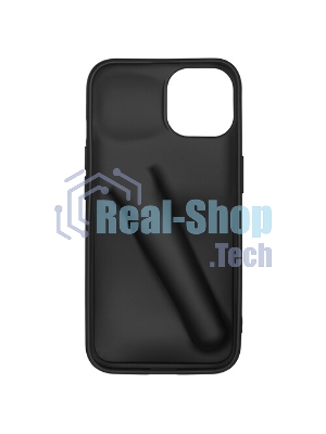Чехол (клип-кейс) BoraSCO для Apple iPhone 14 черный (70822)