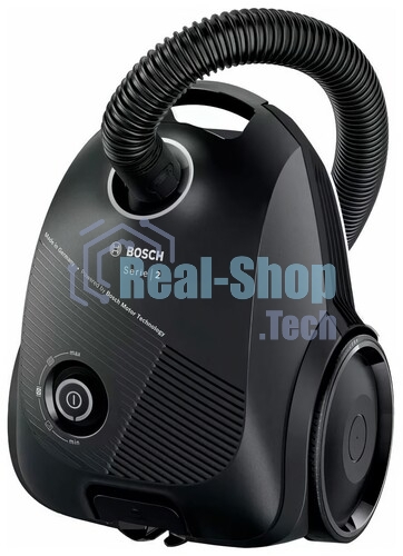 Пылесос Bosch BGLS2BA2 черный, 600 Вт, уборка сухая, пылесборник мешок 3.5 л