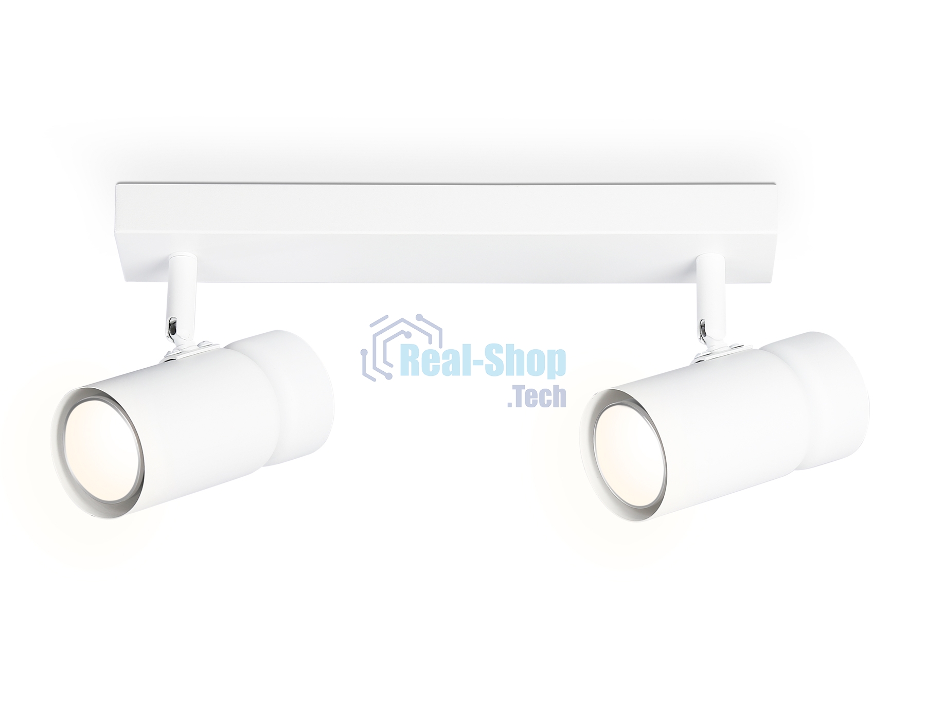 Накладной поворотный спот Ambrella light TA13177/2 WH белый GU10/2 max 12W 295*60*130