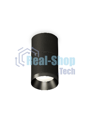 Светильник Ambrella Light XS7402161 SBK/PBK черный песок/черный полированный MR16 GU5.3 (C7402, A2071, C7402, N7031)