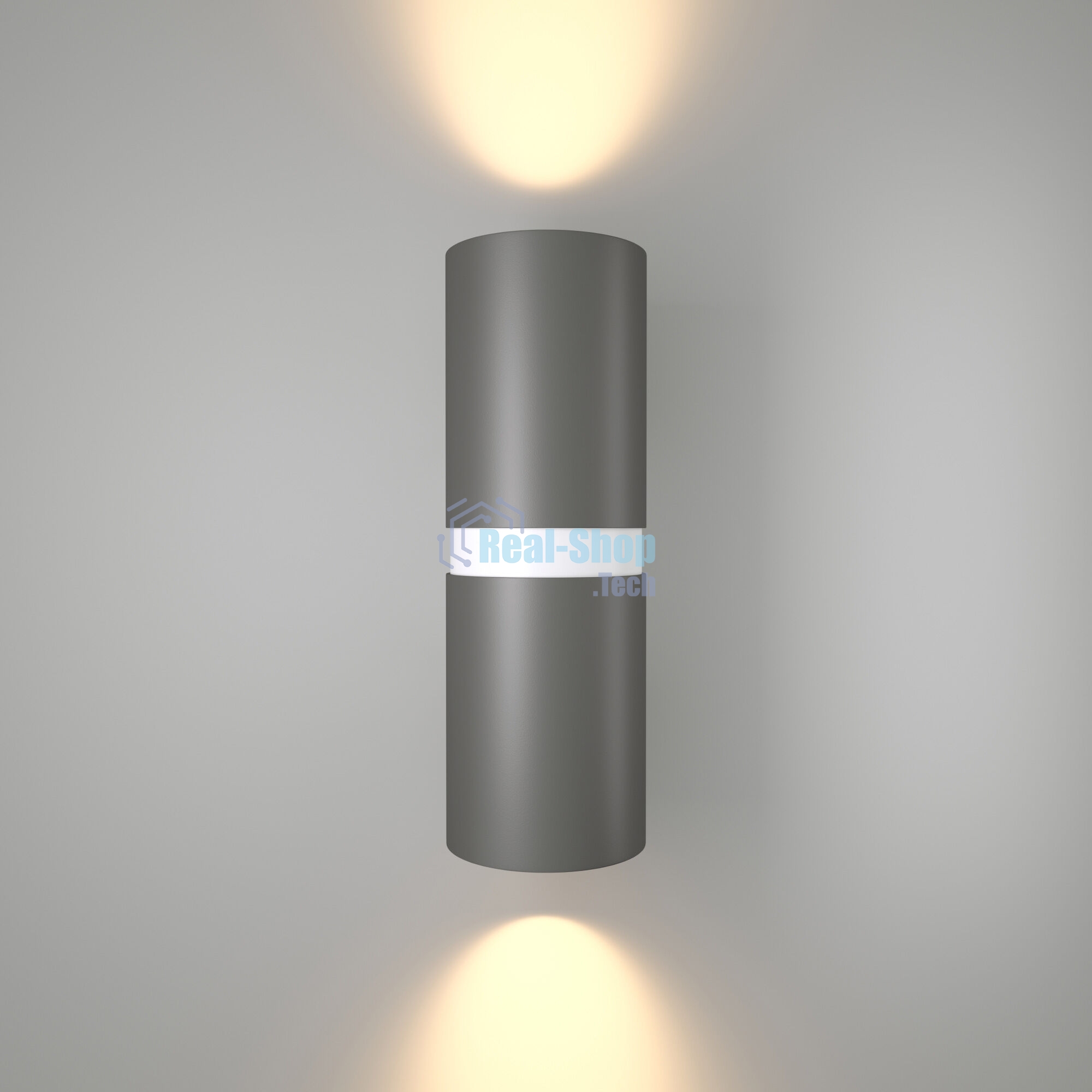 Liberty LED (35124/U) Светильник садово-парковый серый/белый