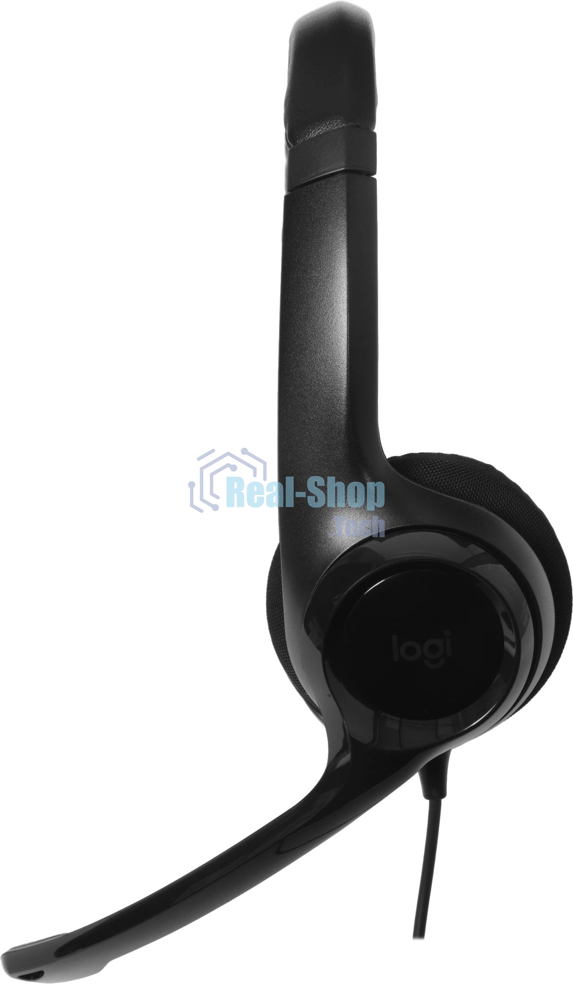 Гарнитура Logitech H390 чёрный, проводная, USB