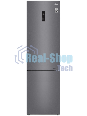 Холодильник LG GA-B509CLSL графитовый двухкамерный 277/107л морозилка снизу, No Frost