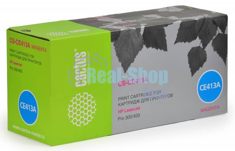 Картридж лазерный Cactus CS-CE413A пурпурный (2600 стр.) для HP CLJ Pro 300 Color M351/Pro 400 Color M451