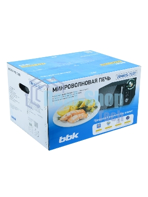 Микроволновая печь BBK 20MWS-722T/B-M/RU черный, 20 л, 700 Вт, переключатели - тактовый/сенсор
