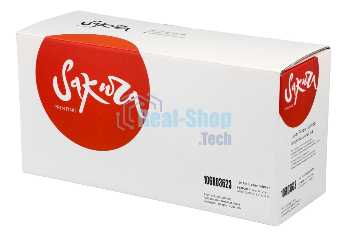 Картридж Sakura 106R03623 для Xerox Phaser-3330, WC-3335/3345, черный, 15 000к.