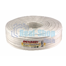 Кабель Rexant ККСВ-В+2х0,5 мм (бухта 100 м) белый