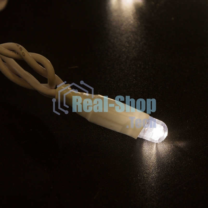 Гирлянда Neon-night Нить 10м, с эффектом мерцания, белый ПВХ, 230В, Теплый белый