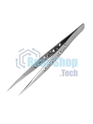 Пинцет прямой, узкий Rexant 140 мм Airy (блистер)
