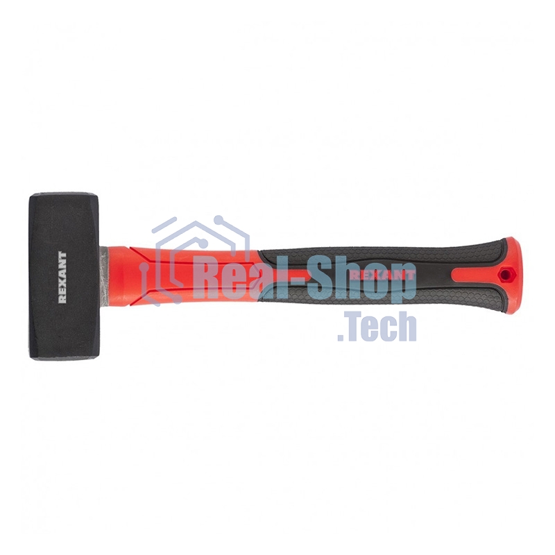 Кувалда Rexant 12-8133 с фибергласовой обрезиненной рукояткой, 3000 г