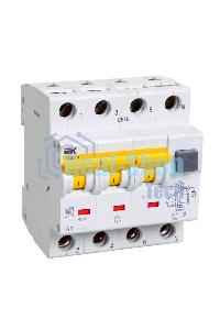 Выключатель автоматический дифференциального тока Iek MAD22-6-032-C-100 АВДТ 34 C32 100мА