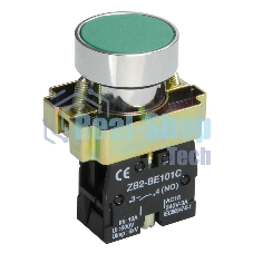 Кнопка LAY5-BA31 без подсветки зел. 1з IEK BBT60-BA-K06