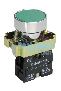 Кнопка LAY5-BA31 без подсветки зел. 1з ИЭК BBT60-BA-K06