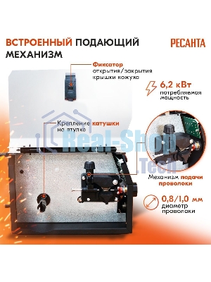 Сварочный полуавтомат Ресанта САИПА-160 (MIG/MAG)